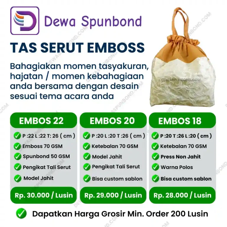 harga tas spunbond